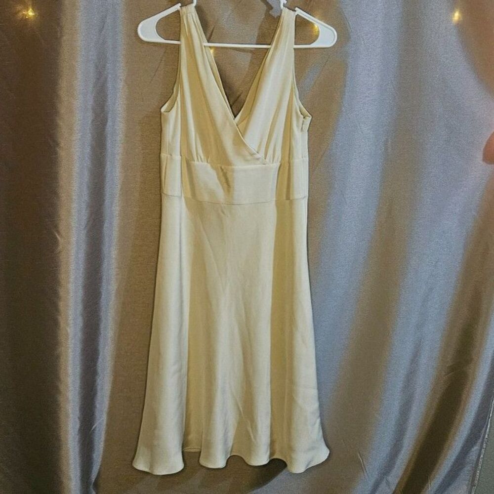 J Crew, Creme, 100% Silk,  Dress, Size: 6